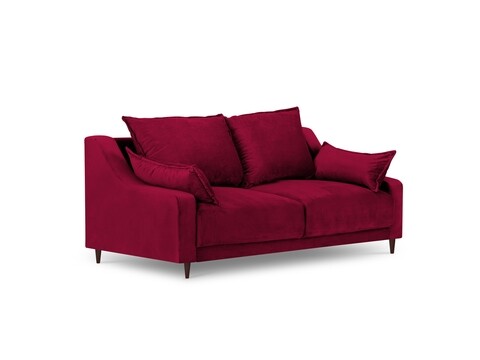 Canapea, Freesia, Mazzini Sofas, 2 locuri, 150x94x90 cm, catifea, rosu