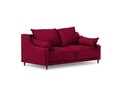 Canapea, Freesia, Mazzini Sofas, 2 locuri, 150x94x90 cm, catifea, rosu