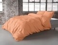 Lenjerie de pat pentru doua persoane, Zen Dallas Pastel, Royal Textile, 3 piese, percal, portocaliu