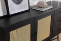 Consola, Howard, Nala 160, 160x90x40 cm, Negru