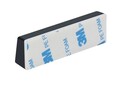 Racleta pentru baie Agana, Wenko, 25x4x22 cm, inox/silicon, negru