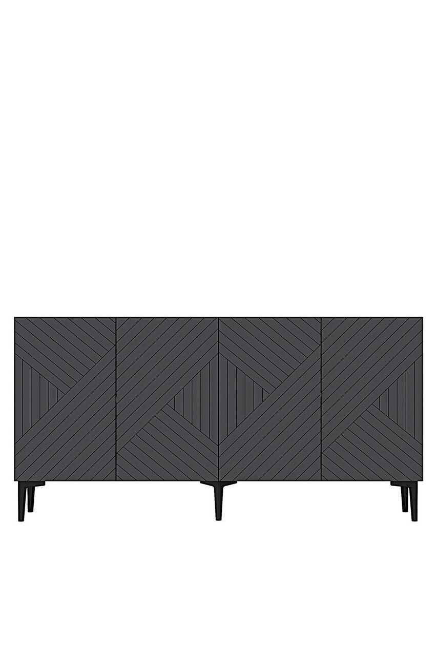 Consola, Hanah Home, Ferro 150, 150x75x32 cm, Antracit - view 5