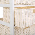Comoda cu 3 cosuri Thea, Creaciones Meng, 40x29x58 cm, lemn de paulownia
