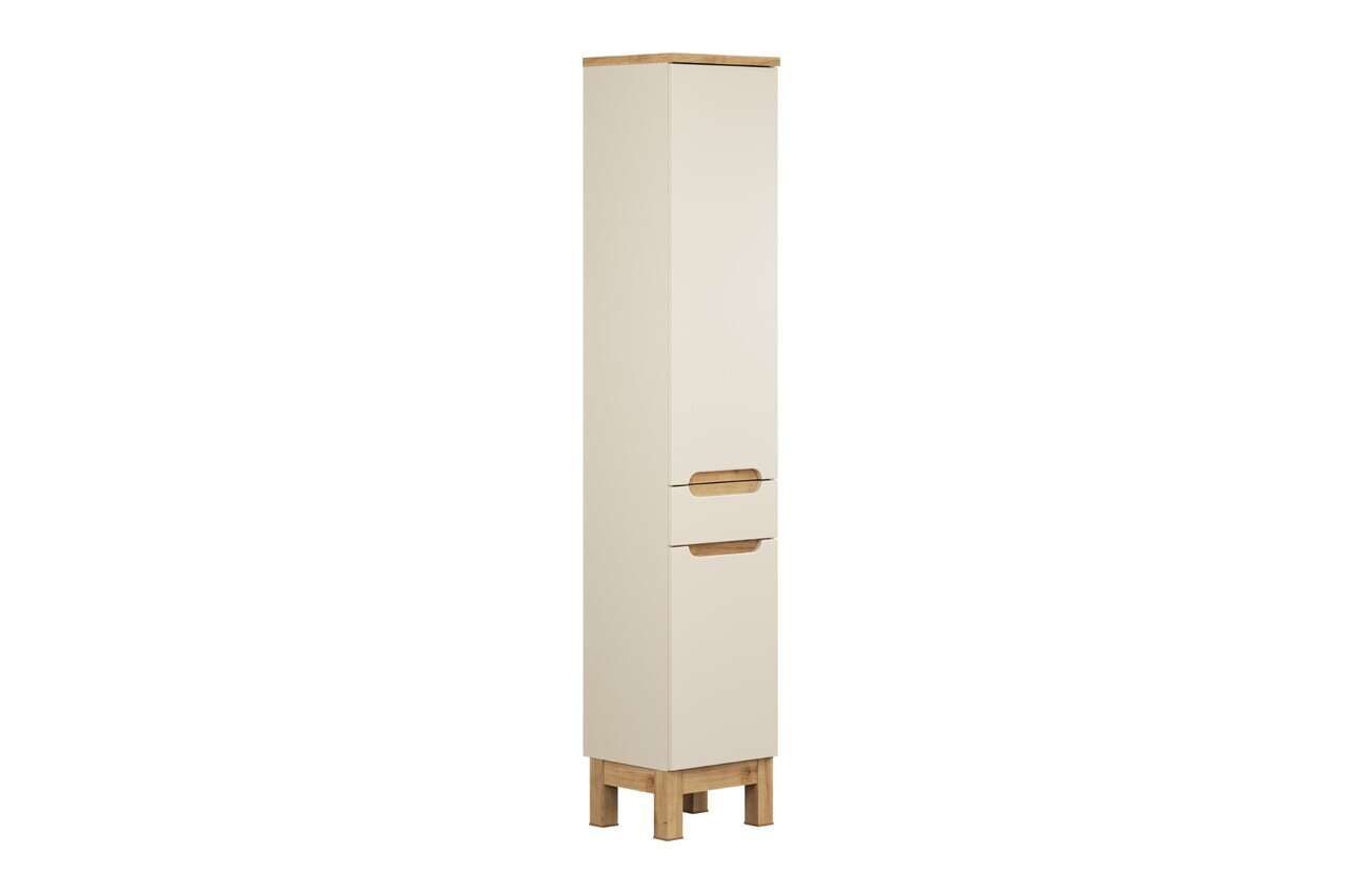Set mobilier baie Bali Cashmere Wotan Pati 60 cm, dulapuri si masca cu lavoar, Comad, MDF/PAL, casmir - view 7