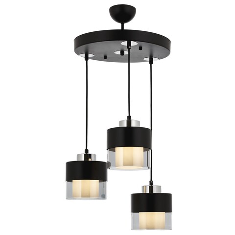 Lustra, AV-4288-3T-BSY, Avonni, 40 x 75 cm, 3 x E27, 60W, negru Avonni