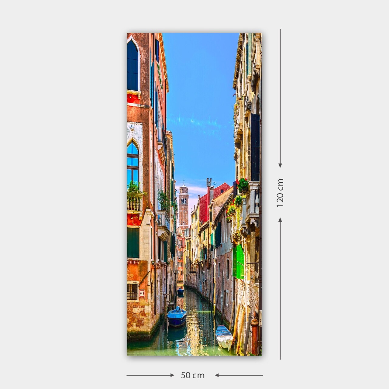 Tablou decorativ, DKY230672062_50120, Canvas, Rama din lemn (grosime 3 cm), Multicolor — imaginea 3