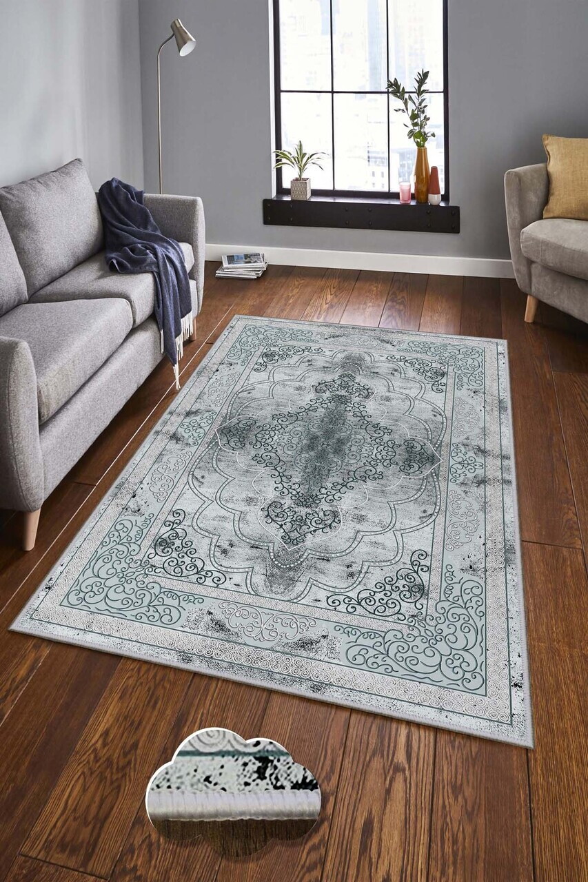 Covor Hmnt857 100x150 cm Poliester Multicolor