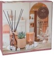 Set aromaterapie Sunrise, 6 piese, sticla, galben