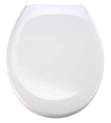 Poza Capac de toaleta cu sistem automat de coborare, Wenko, Premium Ottana, 37.5 x 44.5 cm, duroplast, alb
