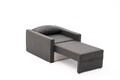 Canapea extensibilă cu 1 loc, Balcab Home, 825BLC4733, Cadru: 100% LEMN DE BRAD, Antracit