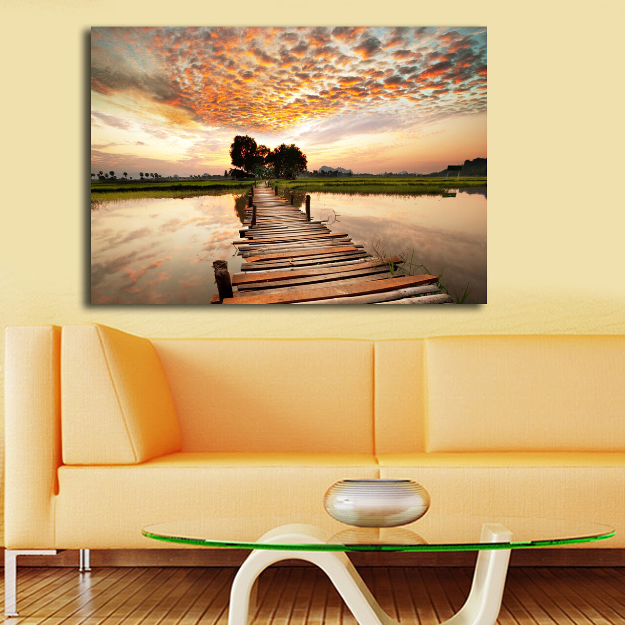 Tablou decorativ, 70100C-111, 70 x 100 cm, Multicolor - view 3