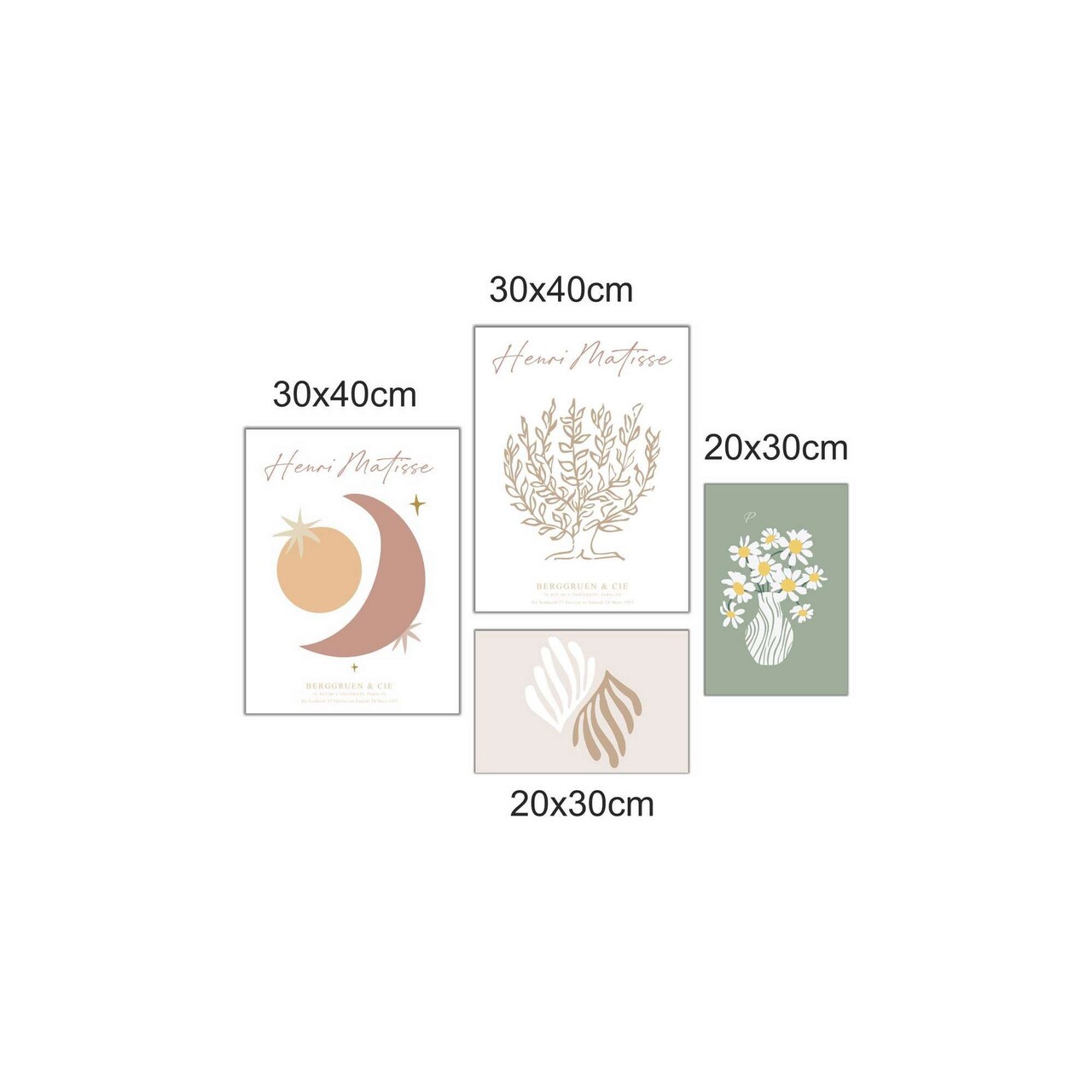 Set 4 tablouri decorative, Mdf, Imprimare digitala, Multicolor - view 3