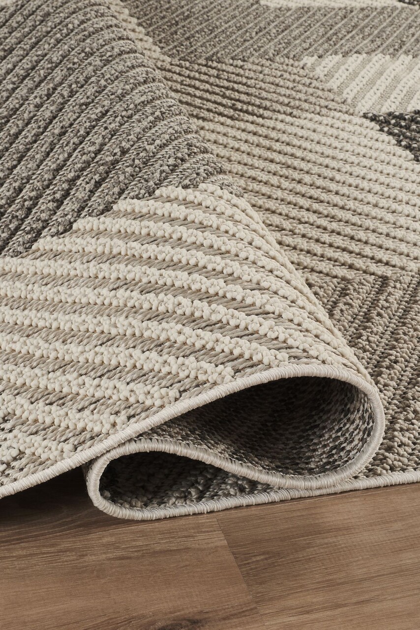 Covor (80 x 300), Beverly 2215, 80x300 cm, Alb / Bej — imaginea 3