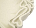 Vas decorativ Stons, Mauro Ferretti, 40.5x38.5x9.5 cm, polirasina, crem