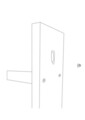 Aplica de perete, Pota - 3661, Opviq, 9 x 15 x 30 cm, 1 x E27, 40W, cupru