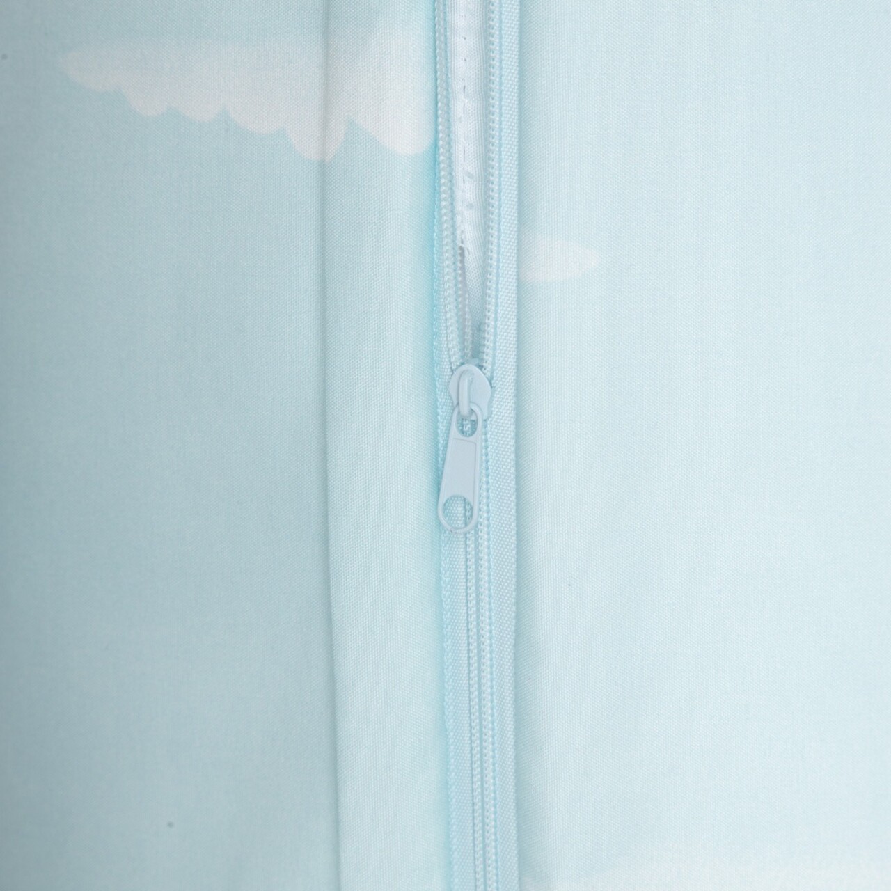 Lenjerie de pat King Size, Skylight, Homla, 3 piese, 200x220 cm, microfibra din poliester, albastru/alb