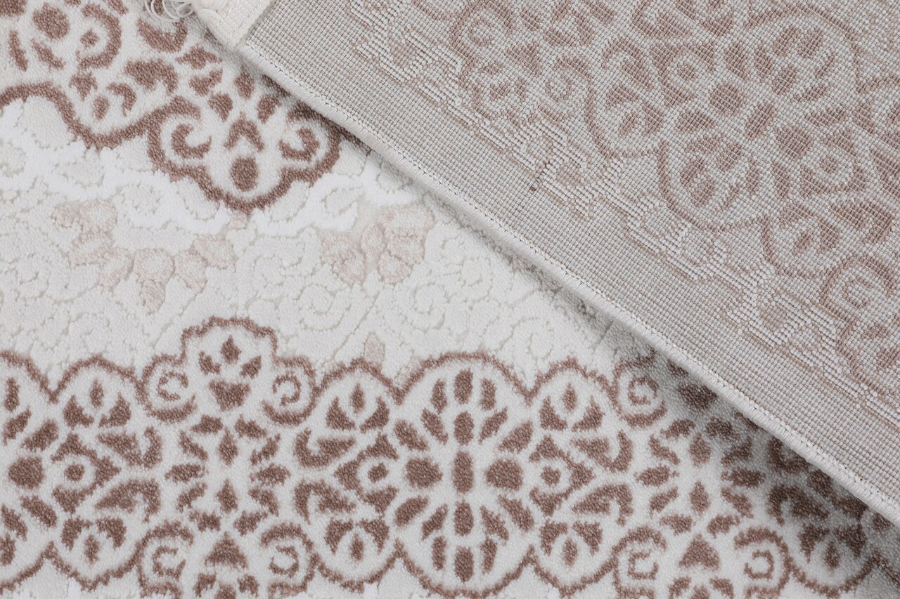 Covor, 4318A, 100x300 cm, Polipropilena, Bej / nurcă - 2 | YEO