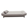 Canapea extensibila 3 locuri Tiko, Pakoworld, 200x85x90 cm, textil, gri