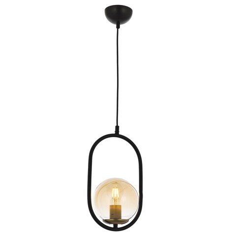 Lustra, Av-4275-1Bsy, Aurora, 16 x 100 cm, 1 x E27, 60W, negru /100
