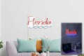 Decoratiune luminoasa LED, Florida, Benzi flexibile de neon, DC 12 V, Rosu albastru