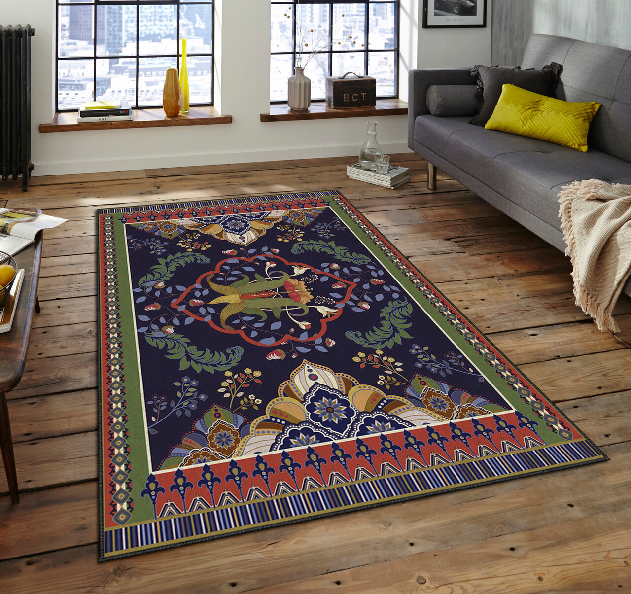 Covor, ASR CRPT-1 , 100x140 cm, Poliester, Multicolor - 2 | YEO