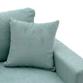 Coltar extensibil reversibil Lilian, Pakoworld, 225x148x81 cm, textil, menta