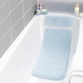 Covoras pentru cada cu perna lombara Maximex, Bath, 80x40x2 cm, poliester, albastru