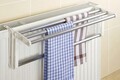 Uscator rufe pentru calorifer, Maximex, Space saving, 4.15 m capacitate de uscare, 58-108 x 20.5 x 18 cm, aluminiu/plastic, alb