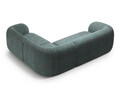 Coltar dreapta 4 locuri, Kate, Micadoni, 252x220x76 cm, tesatura structurata, albastru melanj