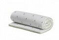 Topper saltea Memory Eucalyptus, Green Future, 90x190 cm, H 5 cm