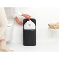 Cos de rufe, Brabantia, Bo Small, 7 L, 20.7x24.2x31.7 cm, otel, negru mat