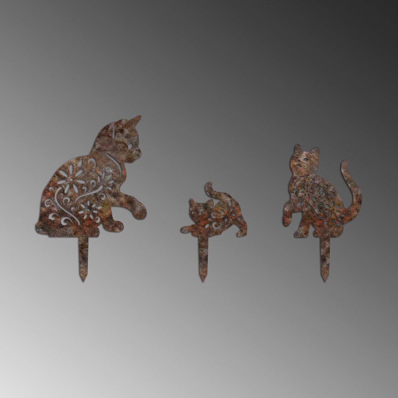 Obiect decorativ de grădină, Fam 09, Maro antichizat - imagine 5