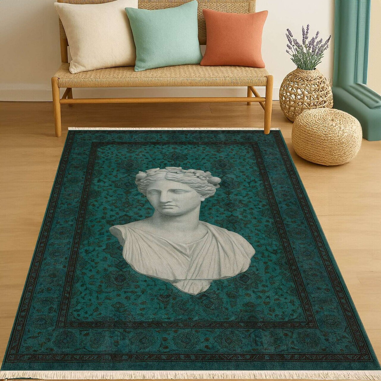 Covor, 333, 150x230 cm, Bumbac, Multicolor — imaginea 3
