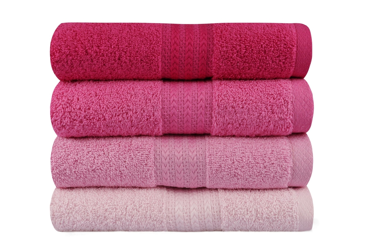 Set prosoape, L'essentiel Maison, Rainbow, Roz deschis / Roz / Trandafir praf / Fuchsia - view 2