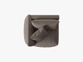 Modul stanga pentru canapea, 1 loc, Chris-259, Micadoni Home, 110x100x80 cm, tesatura structurata chenille, bej sand