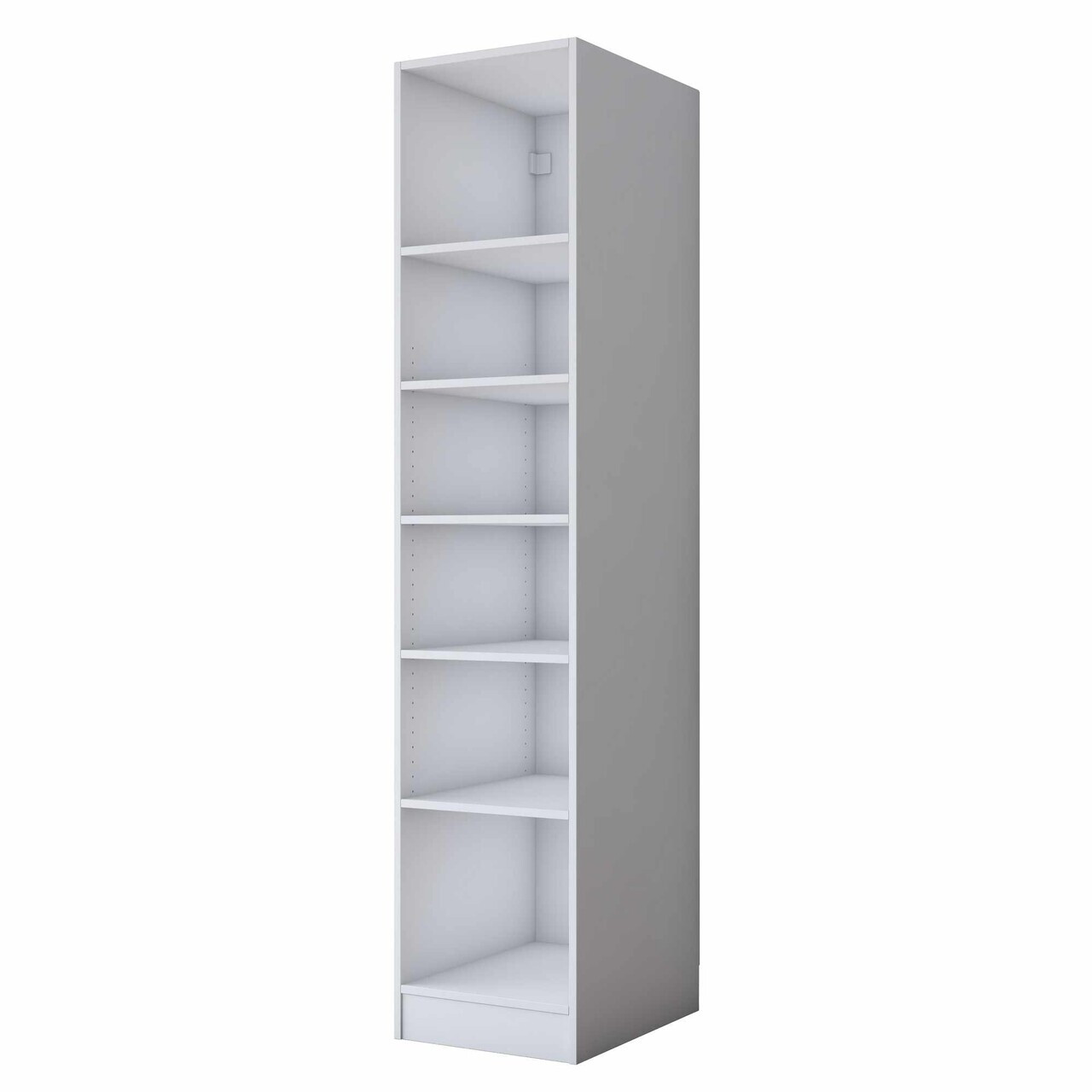 Dulap pentru haine, Hanah Home, BA302, 45x210x57.5 cm, Alb — imaginea 7