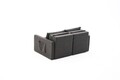 Canapea extensibilă cu 2 locuri, Balcab Home, 825BLC5414, Cadru: 100% LEMN DE BRAD, Antracit