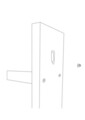 Aplica de perete, 618 - A, Opviq, 75 x 10 x 22 cm, 1 x E27, 40W, negru/argintiu