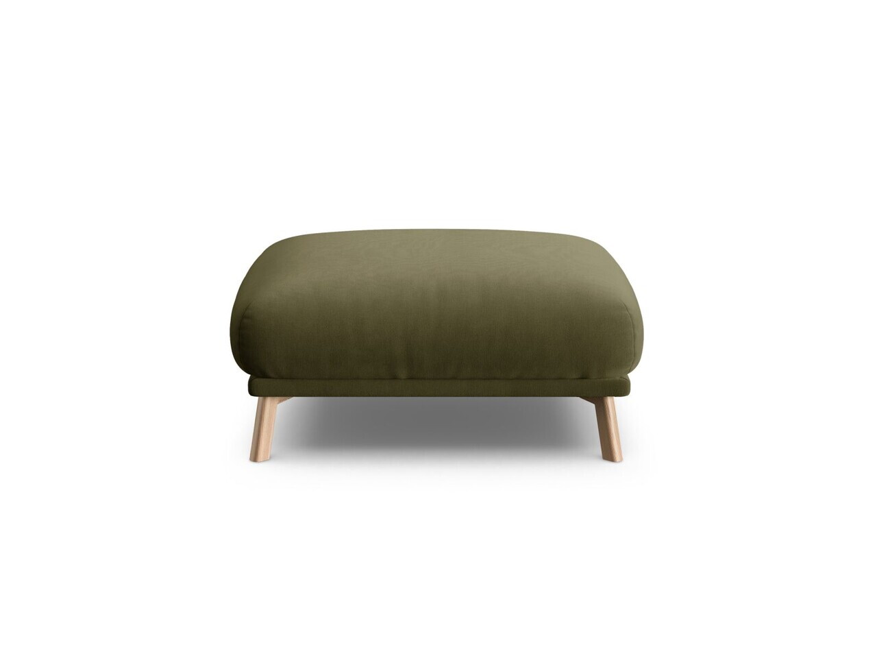 Taburet, Naomi, Micadoni Home, 85x85x41 cm, catifea, verde