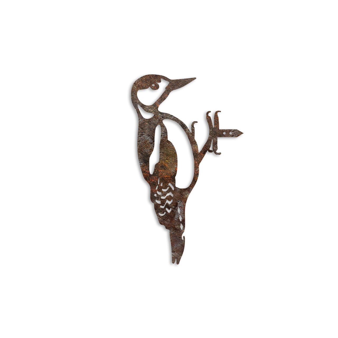 Obiect decorativ de grădină, Bird On The Branch 01, 18x30 cm, Maro - view 4