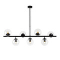 Lustra, Fulgor, 942FLG1217, Metal, Negru
