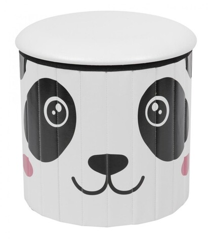 Taburet pliabil panda, heinner home, Ø38x38 cm, pvc, multicolor