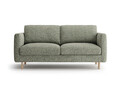 Canapea 2 locuri, Eden, Micadoni, 146x92x90 cm, tesatura structurata, verde muschi melanj