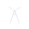 Uscator de rufe, Brabantia, Hangon Fresh, 15 m capacitate de uscare, otel, alb
