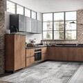 Covor, Kece-Fr04, 100x200 cm, Gri