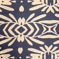 Lenjerie de pat King Size, Quevy, Homla, 3 piese, 200x220 cm, microfibra din poliester, albastru/bej