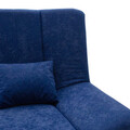 Canapea extensibila 3 locuri Tiko, Pakoworld, 200x85x90 cm, textil, albastru