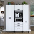 Dulap multifunctional, Rani, JE144, Alb