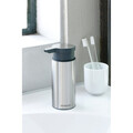 Dispenser sapun lichid, Brabantia, Matt Steel, 9.5x6.5x16.5 cm, otel, argintiu