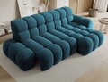 Coltar extensibil stanga 3 locuri ELTAP, Ceedro, 283x165x98 cm, lemn/poliester, albastru inchis